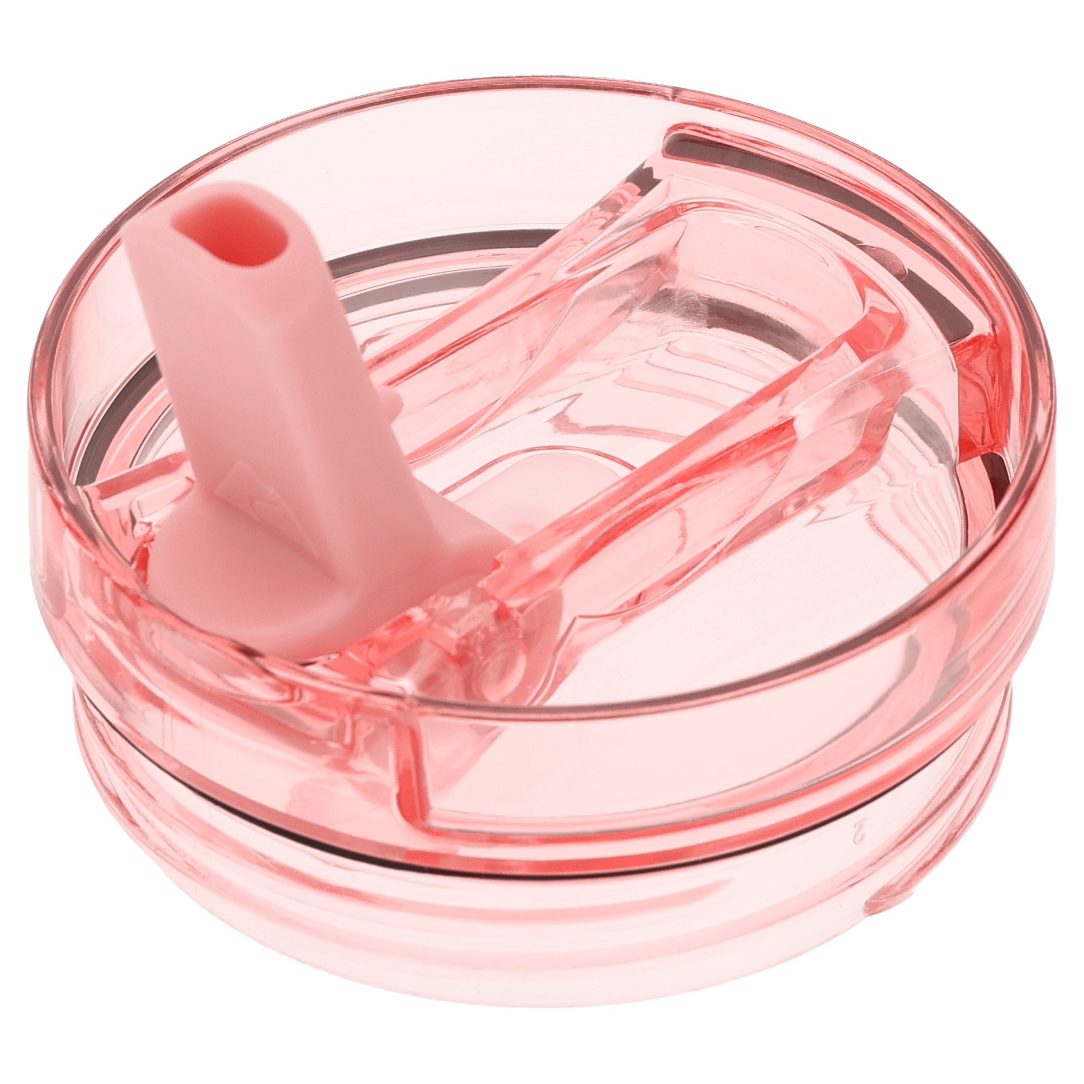 Termo de viaje aislado de acero inoxidable de 30 oz con asa y tapa con popote abatible, color Rose Shimmer 8