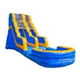 thumbnail image 3 of JumpOrange Melting Arctic 15 ft Commercial Grade Inflatable Water Slide (with Pool and Blower), 3 of 7