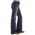 thumbnail image 2 of Trouser Mid Rise Stretch Outseam Ella Wide Leg Jean, 2 of 5