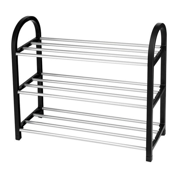 Zapatero de pie de Metal y plástico de aluminio, estante de almacenamiento de zapatos DIY, organizador para el hogar, estante de almacenamiento de zapatos, estante de Metal para zapatos