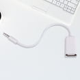 thumbnail image 3 of Adaptador de convertidor de audio AUX USB a cable de datos de conector de 3,5 mm, 3 of 6