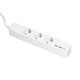thumbnail image 2 of Regleta de Alimentación inteligente, 3 salidas, 2 puertos USB, 1 tipo C, 1 interruptor de alimentación principal, concentrador de tira para aplicación Tuya, enchufe europeo, AC100?250V, 2,4 GHz, 16A, 2 of 8