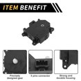 thumbnail image 4 of Reemplazo del actuador de puerta de mezcla de calefacción HVAC Unique Bargains para Mazda CX-9 2007-2015 Actuador de calefacción de AC No.L20761A60 Actuador de puerta de aire Plástico Metal Negro, 4 of 6