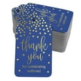 thumbnail image 1 of Inkdotpot Real Gold Foil ThankYou For Celebrating With Me Birthday Tags Favor Hang Paper Tags 50 Pack, 1 of 6