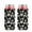 Daisy Flower Black, variant on 2 Pcs Can Cooler Sleeves Insulated Collapsible Beer Can Sleeve Red Strawberry Soda Beer Can Covers for Bulk for Soda