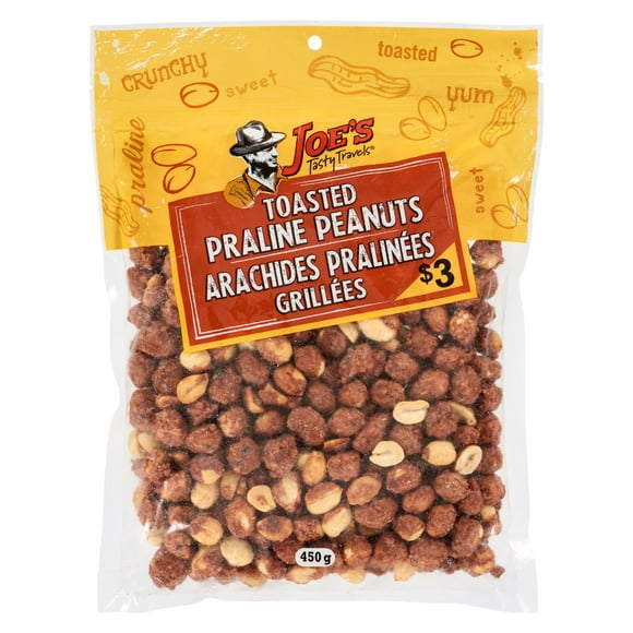 Joe's Tasty Travels Toasted Praline Peanuts, 450 g