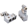 thumbnail image 1 of Car Battery Terminal Connector Positive Negative Car Battery Post Clamp for Car Auto Caravan Marine Boat Motorhome (Silver), 1 of 8