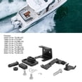 thumbnail image 4 of Kit De Accesorio De Control Remoto Para Motor De Barco, Kit De Montaje De Control Remoto De Larga Vida útil Acero Inoxidable A Prueba De Herrumbre 6G8-48501-03 Para 9.9HP FT9.9XH, 4 of 7