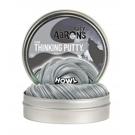 Crazy Aaron's Thinking Putty, 3.2 Ounce, Glow Howl