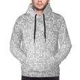 thumbnail image 4 of Hoodies for Men - Silver Mosaic Long Sleeve Comfrt Men'S Fashion Hoodies & Sweatshirts, Sweatshirts for Men Hoodies Pullover Clothing Clothes with Pouch, 4 of 7