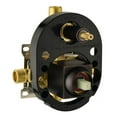 thumbnail image 4 of ANGELES HOME 12" Wall Mounted Shower Faucet Set, Shower System With Square Rain Shower Head and Handheld Shower, Rough in Valve, Hot Cold Water 2.5 GPM,  Oil Rub Bronze, 4 of 6
