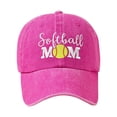 thumbnail image 3 of ZQUUVOU Unisex Cotton Baseball Cap Sport Breathable Embroidered Sweatband Adjustable Training Hip Hop Sun Hat Pink, 3 of 4