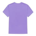 thumbnail image 5 of Scyoekwg Womens Short Sleeve T Shirts Round Neck Basic Tops Lightweight Dressy Casual Blouses Loose Trendy Solid Color Blouses (Purple,XXL), 5 of 5