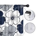 thumbnail image 4 of Blackout Kids Curtains,Blue Pioneer Flower Childrens Insulated Curtains Set Of 2,Bedroom Essentials,Toddler Room Decor 42x54in(106x137cm), 4 of 4