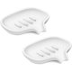 thumbnail image 1 of Soap Dish for Bathroom,Bar Soap Holder for Shower with Draining Tray, Waterfall Soap Tray for Kitchen Sink, 1 of 4