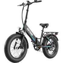 GOTRAX R3 Folding Electric Bike for Adults, 70-Mile Range, 500W, 20mph, 20" x 4" Fat Tires, Shimano 7-Speed, Dual Disc Brakes