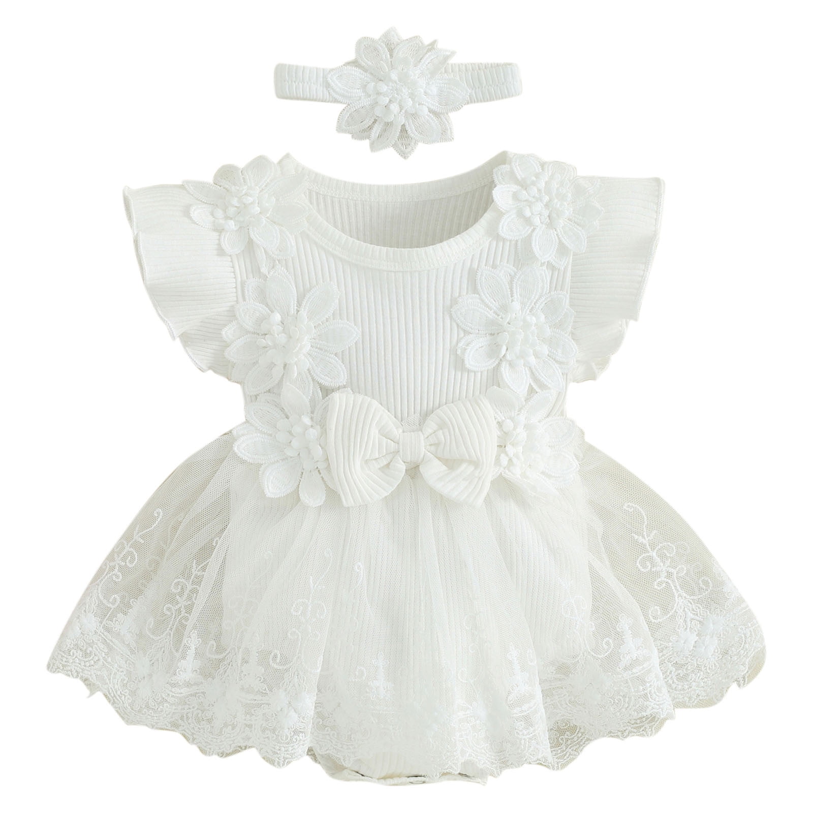 CIYCUIT Vestidos De Bebé Anudados Recién Nacido Que Llega A Casa Desde El Traje Del Hospital, A Azul