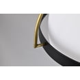 thumbnail image 3 of 60/7774-Nuvo Lighting-Lakeshore - 1 Light Medium Pendant-11.63 Inches Tall and 13 Inches Wide-Matte Black Finish    -Traditional Installation, 3 of 15