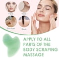 thumbnail image 3 of Premium Jade Gua Sha Face Massager & Scraping Tool, Ergonomic Natural Stone Facial Roller for Jawline, Neck & Eye Contour, Soothing Skincare Ritual & Lymphatic Drainage, Cooling Beauty Gift for Women, 3 of 5