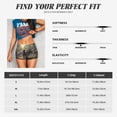 thumbnail image 5 of Sikiie Jungle Dinosaur Print Workout Shorts Women Scrunch Butt Gym Shorts Seamless High Waist Tummy Control Yoga Biker Athletic Shorts, 5 of 5
