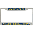thumbnail image 1 of USS President Jackson AP-37 License Plate Frame, 1 of 1