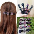 thumbnail image 5 of Braided hair clips for women, 8PCS Rhinestone Braided Hair Clips, Multilayer Hair Clips For Women and Girls, 5 of 5