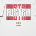 thumbnail image 2 of Umbro Men's Austria Stacked Soccer T Shirt (White, S-XXXL), 2 of 4