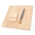 thumbnail image 1 of Tablero De Tejer De Madera, Tablero De Bloqueo De Madera Madera De Caucho Multiusos Durable Inodoro 324 Agujeros 9.3 Pulgadas De Largo Suavizado Pulido Para Crochet, 1 of 7