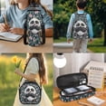 thumbnail image 3 of Yspwyqan Floral Cute Panda Backpack Set With Lunch Box Pencil Case Girls, 4Pcs 17 Inch Fits 13 Inch Laptop Backpack for Kids Large Capacity Adjustable Straps Bag for School, 3 of 7