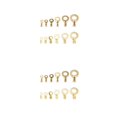 thumbnail image 4 of Terminales de anillo Cateissary Conectores de crimpado 150 piezas 2Conjunto, 4 of 6