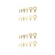 thumbnail image 1 of Cateissary Terminales de anillo Conectores de crimpado de cable Juego de terminales de conexión de ojo Accesorios 150 piezas 2Conjunto, 1 of 6
