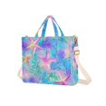 thumbnail image 7 of FORMRS Womens Corduroy Tote Bag Crossbody Shoulder Handbag with Pocket, Neon Starfish Pattern, 7 of 7