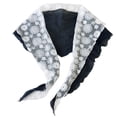 thumbnail image 1 of Floral Neckerchief Lace Linen Creative Neck Scarf Neckerchief Scarf for Women, 1 of 10