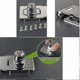 thumbnail image 2 of (2-pack) Metal Locking Hasp 2.5" Padlock Latch With Key Hardware For Locking Shed Doors, Cabinets, Boxes, Furniture, 2 of 2