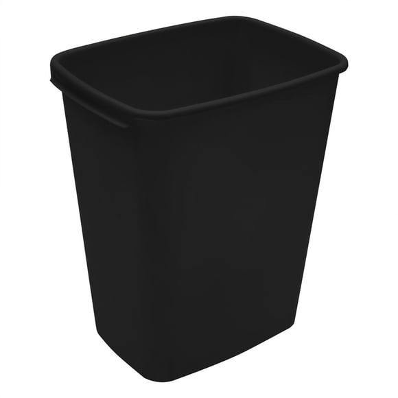 Bote Papelero Plastic Trends Rectangular 20lts Negro