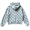 thumbnail image 4 of KHONTS Y2k Polka Dot Zip up Hoodie for Women 2000s Cute Jacket Preppy Baggy Streetwear Fashion Casual Basic Hooded Sweatshirts Grey S, 4 of 4