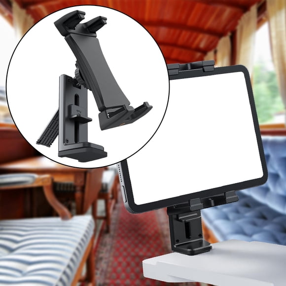 Soporte para teléfono con clip, rotación de 360 grados, ajustable, antideslizante, para escritorio, trípode, para casa, sala de estar, grabación, para