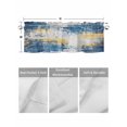 thumbnail image 4 of Valances for Windows Abstract Mottled Texture Rod Pocket Cafe Window Treatments Valance Curtains for Kitchen Bathroom Laundry Basement Windows 42"x18", 4 of 9