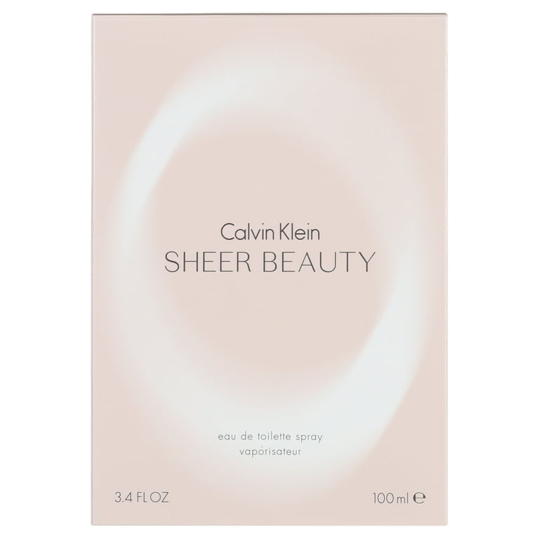 Calvin Klein Sheer Beauty Fragrance Floral Blossom Eau De Toilette Spray 3.4 Oz for Women Walmart