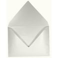 thumbnail image 4 of Darling Souvenir A1 Metallic-White High Quality Invitation Envelopes (3 5/8 x 5 1/8) Euro V-Flap 80 LBS Ideal for Invitations, Greeting Cards, RSVP, Photo, Wedding, Letters -Packs & Colours Available, 4 of 4