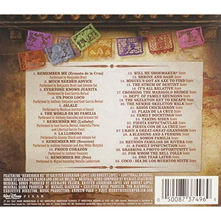 Various Artists - Coco (Original Motion Picture Soundtrack