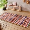 thumbnail image 3 of Boho Stripe Kitchen Runner Rug, 2x6 Washable Rug Runner Non-Slip Soft Striped Hallway Runner Rugs, Colorful Print Distressed Carpet Runner for Entryway Bathroom Laundry Room Foyer (MultiColor,2'x6'), 3 of 10