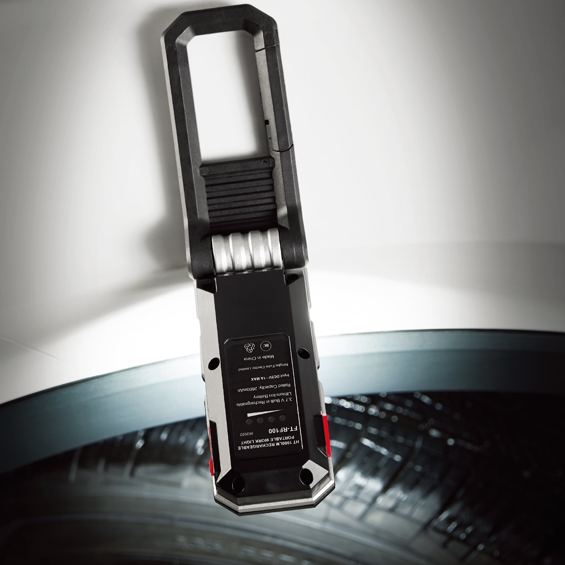 (2 pack) Hyper Tough 1000 Lumens Rechargeable Work Light with Aluminium & Plastic Housing