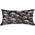 thumbnail image 2 of GZHJMY Gray Skull Body Pillow Cover with Zipper,Soft and Cozy Fuzzy Fleece Body Pillow Case Cover 21 x 54 in,Plush Long Body Pillow Pillowcase for Fall and Winter Home Decor, 2 of 7