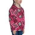 thumbnail image 3 of Lsque Geometry Patten Youth Hoodie Sweatshirt Pullover with Kangaroo Pocket Boys and Girls Hoodie Warm Hoodie for Kids-X-Large, 3 of 6