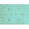 thumbnail image 1 of Ahgly Company Indoor Rectangle Oriental Light Blue Traditional Area Rugs, 7' x 9', 1 of 4