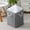 Gray #4, variant on Irregular Triangular Corner Foldable Storage Bucket Laundry Hamper - Fabric Organizer Bin with Handles for Laundry Toys Linens, Space Saving for Home Bathroom Dorm Room
