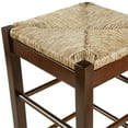 thumbnail image 4 of Boraam Square Rush Counter Stool in Cappuccino, 4 of 5