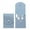 Blue, variant on Manicure Pedicure Set Stainless Steel Manicure Kit Nail Clipper Travel Nail Tool