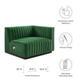 thumbnail image 4 of Conjure Channel Tufted Performance Velvet Right-Arm Chair-EEI-5492, 4 of 4